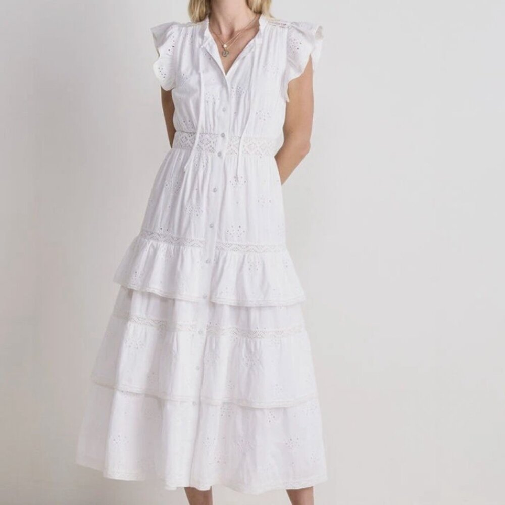 Vineyard Vines Christine Eyelet Shell Dress